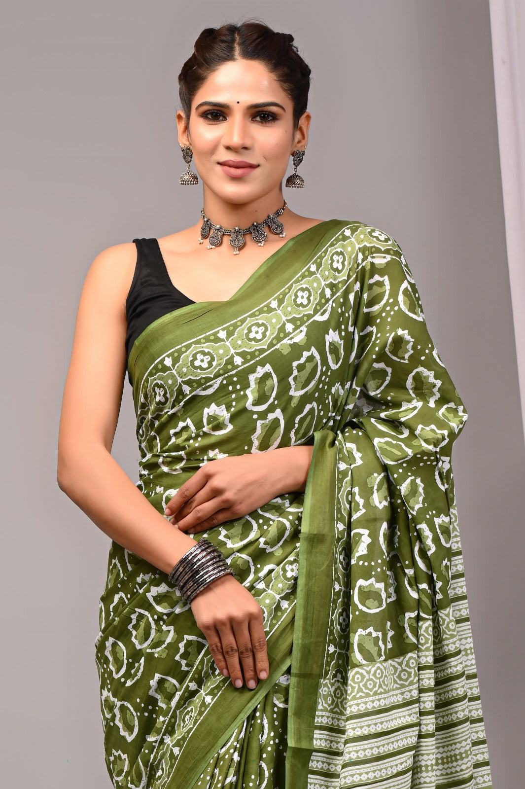 Cotton Mulmul Saree