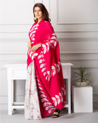 ROVIM Jaipuri Hand Block Printed Cotton Mulmul Saree with Blouse – Soft, Lightweight & Skin-Friendly | Traditional Ethnic Wear for Women