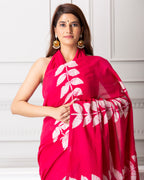 ROVIM Jaipuri Hand Block Printed Cotton Mulmul Saree with Blouse – Soft, Lightweight & Skin-Friendly | Traditional Ethnic Wear for Women