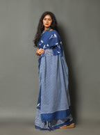 ROVIM Jaipuri Hand Block Printed Cotton Mulmul Saree with Blouse – Soft, Lightweight & Skin-Friendly | Traditional Ethnic Wear for Women